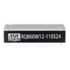 RQB60W12 Meanwell Power Supply 60w dc dc converter Quarter Brick railway type ycict