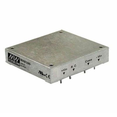 MHB100-24S05 Meanwell Power Supply 100w dc dc converter single output half brick ycict