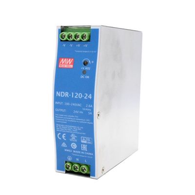 NDR-120 Meanwell Power supply din rail 120w