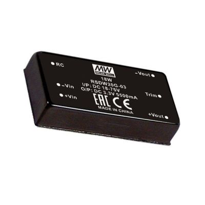 RDDW20F-12 Meanwell Power Supply