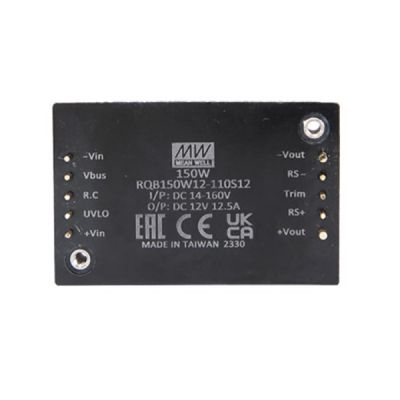 RQB150W12 Meanwell Power Supply 150w dc dc converter 14-160Vdc ycict