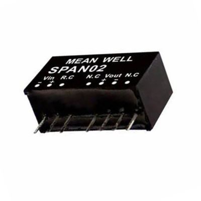 SPAN02A Meanwell DC-DC Converter 2W SIP8
