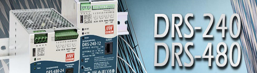 DRS-240/480 Series: 240W / 480W Rail Type All-in-One Digital Smart Security Control Power Supply