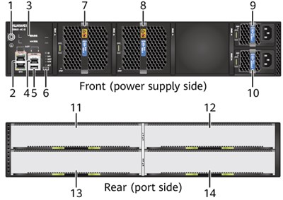 CloudEngine 8861-4C-EI Huawei Data Center Switch With 4 Subcard Slots, Without FAN Box and Power Module PN 02351SGW YCICT