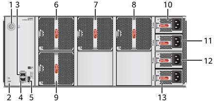 CE9860-4C-EI-A Huawei CE9800 series switches 4*subcard slots, without fan and power modules PN 02355FEA ycict