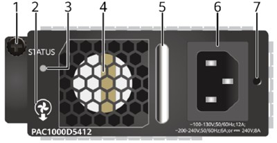 PAC1000D5412 Huawei 1000W AC PoE Power Module Applied for S6700 Series Switches PN 02312EJK W2PSA1150 W2PSA0580 YCICT