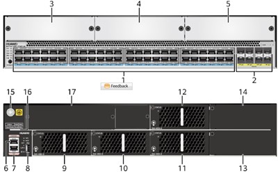S5710-108C-PWR-HI Huawei S5700-HI Series Switches 02354043 48x10/100/1000BASE-T ports and 8 x 10GE SFP+ ports YCICT