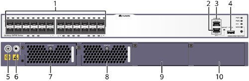 S6700-24-EI Huawei S6700 Series Switches 02352768 24*GE SFP or 10 GE SFP+ ports Double AC/DC power supply YCICT