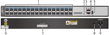 S6720-32X-LI-32S-AC Huawei S6720-LI Series Switches 32 x 10GE SFP+ ports Built-in AC power supply good price YCICT