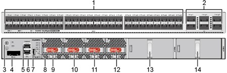 S6730-S48X6Q Huawei S6730-S Series Switches 48*10GE SFP+ ports, 6*40GE QSFP+ ports, without power module 02355UUS YCICT
