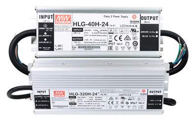 Meanwell HLG-120H-15 Mechanical Diagram HLG-120H-15 price and specs HLG-120H-15A HLG-120H-15B HLG-120H-15AB HLG-120H-15D YCICT