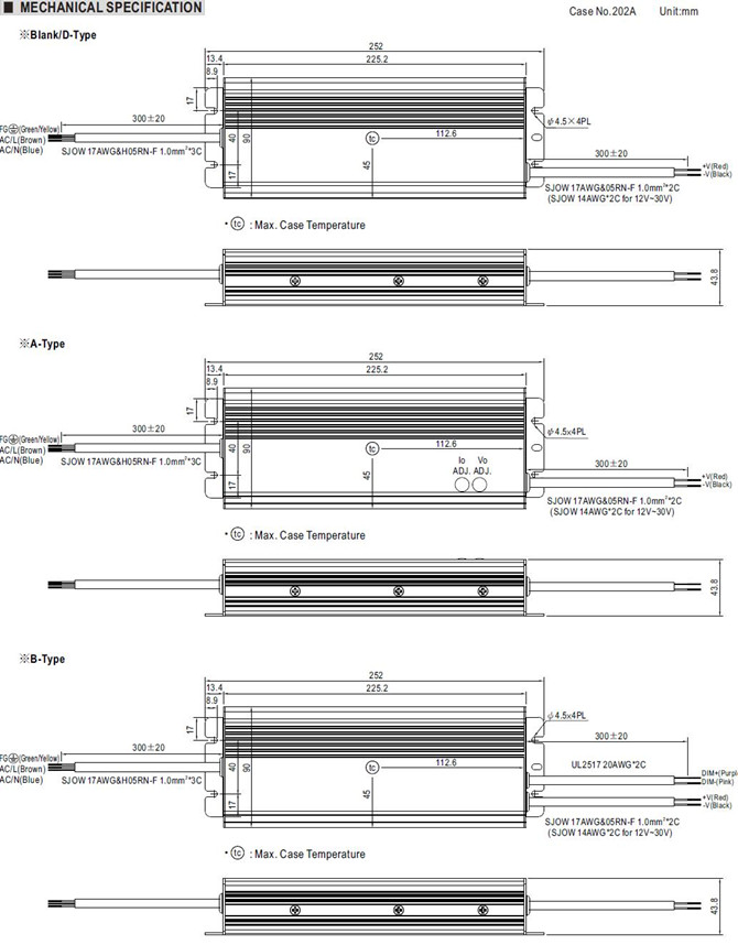 Meanwell HLG-320H-30 HLG-320H Led driver price and specs HLG-320H-30A HLG-320H-30B HLG-320H-30AB HLG-320H-30C HLG-320H-30D YCICT