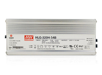 Meanwell HLG-320H-54 AC DC LED DRIVER POWER SUPPLY HLG-320H-54A HLG-320H-54B HLG-320H-54AB HLG-320H-54C HLG-320H-54D YCICT