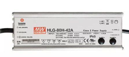 Meanwell HLG-80H-42 Meanwell HLG-80H series price and specs 80w power supply ycict
