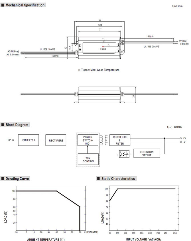 Meanwell APC-16 Meanwell APC-16 series price and specs 16W AC/DC constant current mode single output LED power ycict