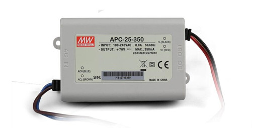 Meanwell APC-25-350 Meanwell APC-25-350 price and specs 25W AC/DC constant current mode single output LED power supply ycict