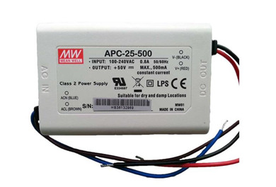 APC-25-500 meanwell APC-25-500 price and specs 25W AC/DC constant current mode single output LED power supply ycict