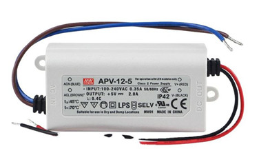Meanwell APV-12-5 Meanwell APV-12-5 price and specs 12v5a AC/DC constant voltage mode single output LED power supply ycict