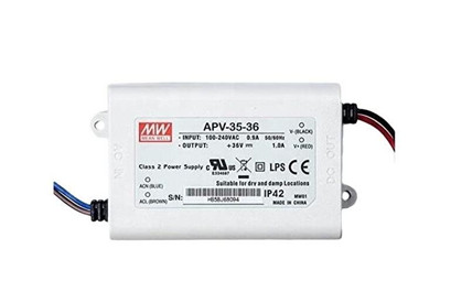 Meanwell APV-35-36 Meanwell APV-35-36 price and specs  35W AC/DC constant voltage mode single output LED power supply ycict