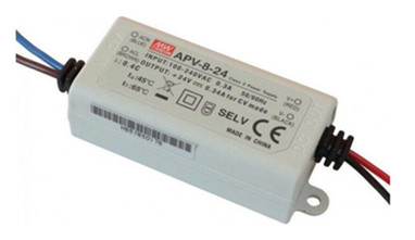 Meanwell APV-8-24 Meanwell APV-8-24 price and specs 8W AC/DC constant voltage mode single output LED power supply ycict
