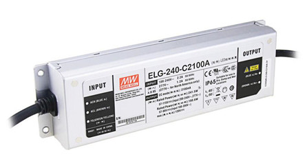 Meanwell ELG-240-C2100 Meanwell ELG-240-C2100 price and specs ac c led driver ycict