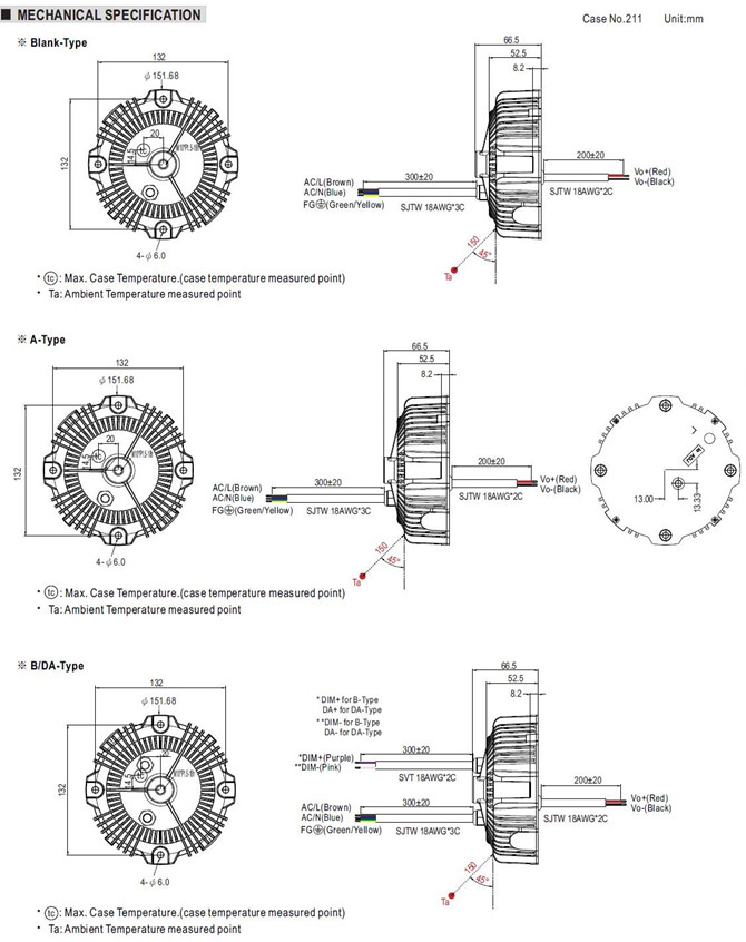 HBG-160-60 Meanwell HBG-160-60 price and datasheet HBG-200-A HBG-200-B HBG-200-AB HBG-200-DA 160W LED Driver YCICT