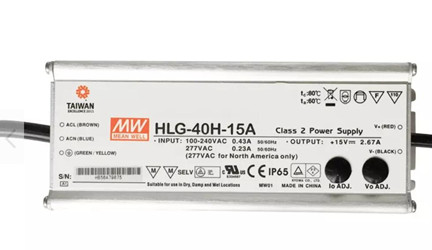 Meanwell HLG-40H-15 Meanwell HLG-40H-15 price and specs HLG-40H-15A HLG-40H-15B HLG-40H-15AB HLG-40H-15D YCICT