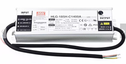 Meanwell HLG-185H-C1400 price and specs 200w ac dc led driver power supply HLG-185H-C series A/B/AB/D ycict