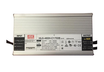 Meanwell HLG-480H-C1750 price and datasheet 480w AC DC LED driver power supply HLG-480H-C1750 A/B/AB/Dx/D2 ycict