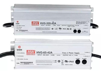 Meanwell HVG-320-24 price and datasheet 320w AC DC LED Driver Power supply HVG-320-24 A B AB Dx D2 type IP67 IP65 YCICT