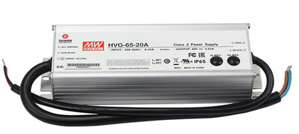 Meanwell HVG-65-20 price and specs 65W Constant Voltage Constant Current AC DC LED Driver power supply ycict