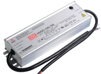 Meanwell HVGC-100-700 price and specs Constant Current 100w LED Driver Power supply HVGC-100-700 A B AB D IP65 IP67 YCICT