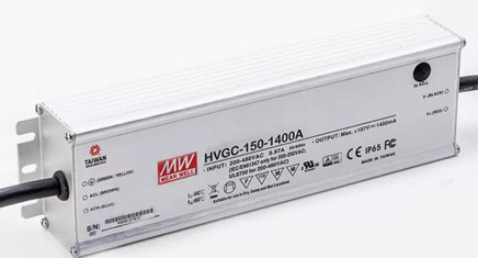 Meanwell HVGC-150-1400 price and specs 150w Constant Current LED Driver Power supply HVGC-150 A B AB D IP65 IP67 YCICT
