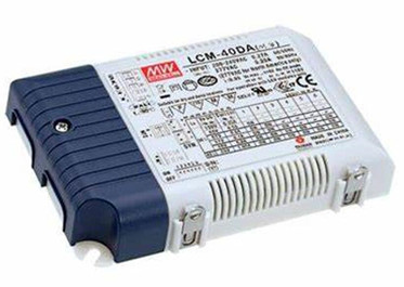 Meanwell LCM-40DA Price and Specs 40W Multiple-Stage Constant Current Mode LED Driver with PFC Class 2 Plastic YCICT