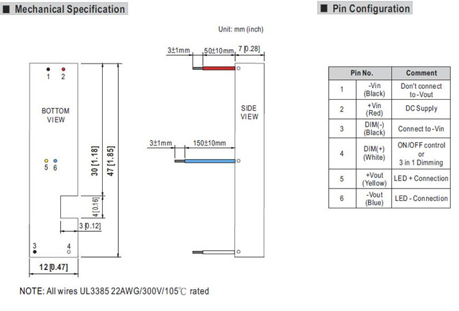 Meanwell LDDS-1000H price and datasheet LED Driver LDDS-250H LDDS-300H LDDS-350H LDDS-500H LDDS-7000H LDDS-1000H YCICT