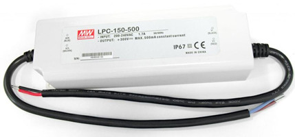 Meanwell LPC-150-500 price and datasheet 150w Single Output LED Power Supply constant current low cost IP67 classⅡYCICT