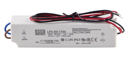 Meanwell LPC-60-1750 price and datasheet Power Supply LPC-60-1050 LPC-60-1400 LPC-60-1750 constant current IP67 ycict