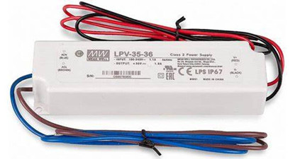 Meanwell LPV-35-36 price and specs 35w Power Supply Low cost LPS LPV-35-5 LPV-35-12 LPV-35-15 LPV-35-24 LPV-35-36 YCICT