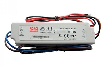 Meanwell LPV-35-5 price and specs 35w Power Supply Low cost LPS LPV-35-5 LPV-35-12 LPV-35-15 LPV-35-24 LPV-35-36 YCICT