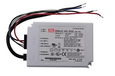 Meanwell ODLC-45 price and datasheet 45W Constant Current Mode AC/DC LED Driver ODLC-45-350/500/700/1050/1400 IP67 YCICT