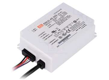 Meanwell ODLC-45-350 price and datasheet Constant Current Mode AC/DC LED Driver ODLC-45-350/500/700/1050/1400 45W YCICT