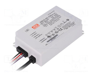 Meanwell ODLC-65-700 price and datasheet AC/DC LED Driver ODLC-65-700 ODLC-65-1050 ODLC-65-1400 ODLC-65-1750 65W YCICT