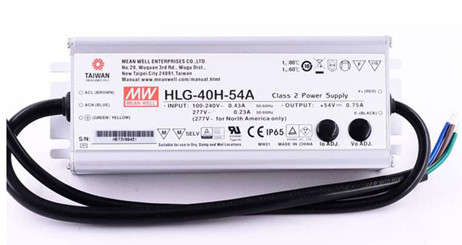 Meanwell HLG-40H-54 Meanwell HLG-40H price and specs HLG-40H-54A HLG-40H-54B HLG-40H-54AB HLG-40H-54D YCICT