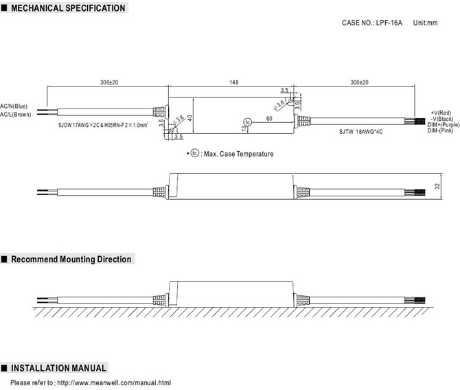 Meanwell LPF-25D-54 Price and specs Constant Current Mode LED driver LPF-25D-12/15/20/24/30/36/42/48/54 25W PFC YCICT	