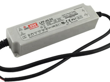 Meanwell LPF-40-24 price and specs Constant Voltage and Constant Current AC/DC LED Driver 40W with PFC IP67 Level YCICT