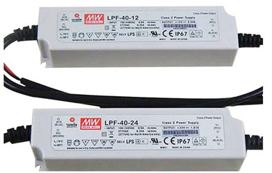 Meanwell LPF-40 price and specs 40W Constant Voltage and Constant Current AC/DC LED Driver with PFC IP67 Level YCICT