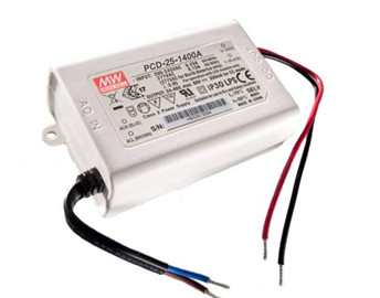 Meanwell PCD-25-1400 price and specs 25W LED Power PCD-25-350 PCD-25-700 PCD-25-1050 PCD-25-1400 IP42 low cost YCICT