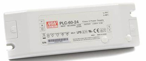 Meanwell PLC-60-24 Price and Datasheet 60W Single Output LED Power Supply PLC-60-12/15/20/24/27/36/48 LPS AC/DC YCICT