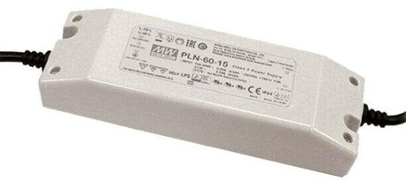 Meanwell PLN-60-15 Price and Specs Single Output LED Power Supply PLN-60-12/15/20/24/27/36/48 60W LPS IP64 PFC YCICT