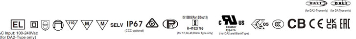 Meanwell PWM-90 Price and Specs Constant Voltage PWM Output LED Driver PWM-90-12/24/36/48 90W IP67 Class 2 YCICT